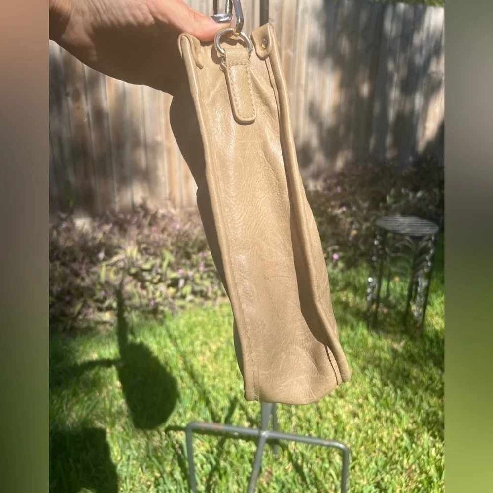 Vegan Leather Crossbody w/ Guitar Style Strap